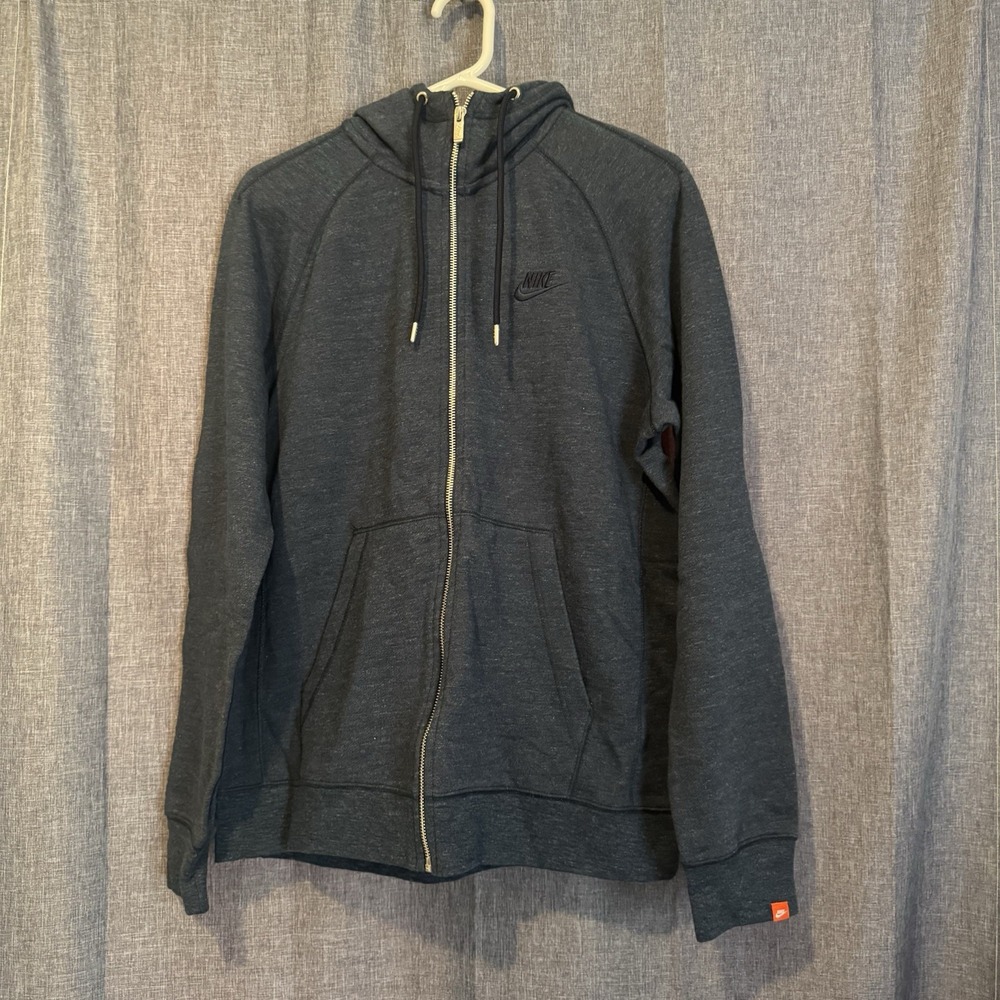 NIKE Mens Navy Blue Hoodie Size Medium [805057-454] NWT!‎